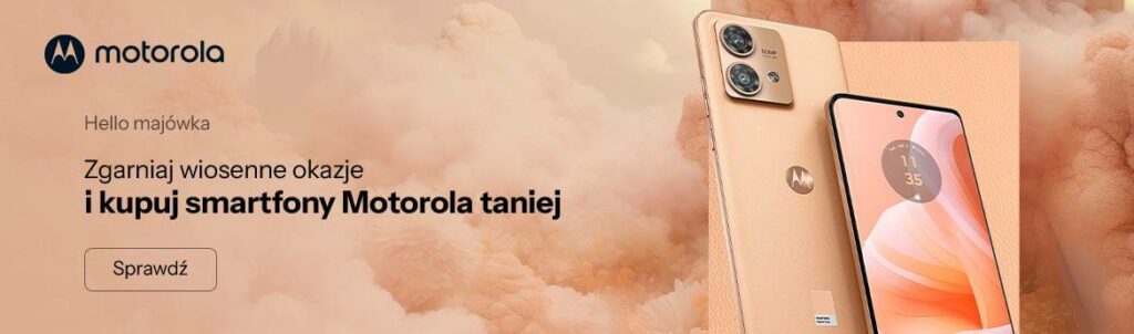 x-kom promocja Zgarnij wiosenne okazje i kup smartfony Motorola taniej