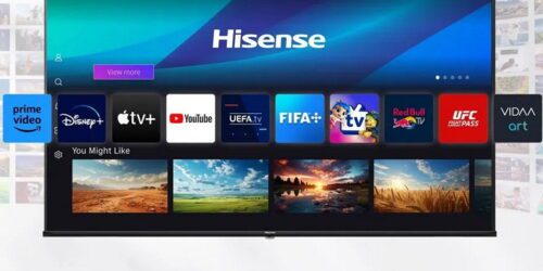 Widok aranżowany Hisense 43E7NQ