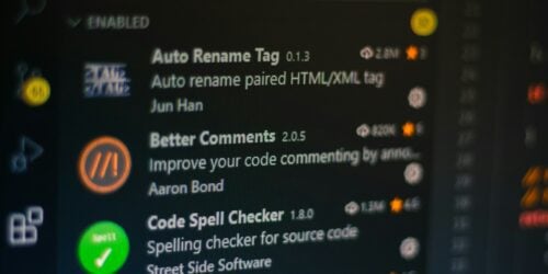 wtyczki do vscode