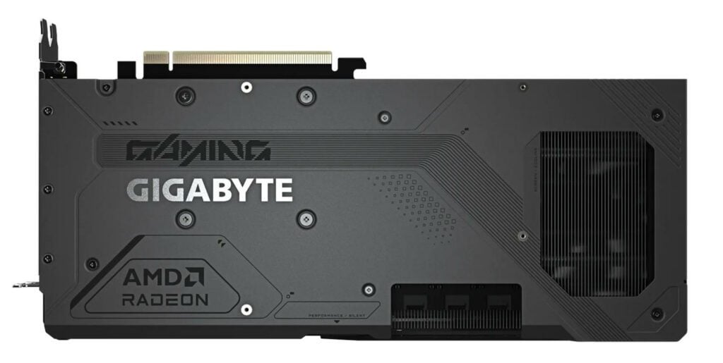 backplate rx 9070 xt gigabyte gaming oc
