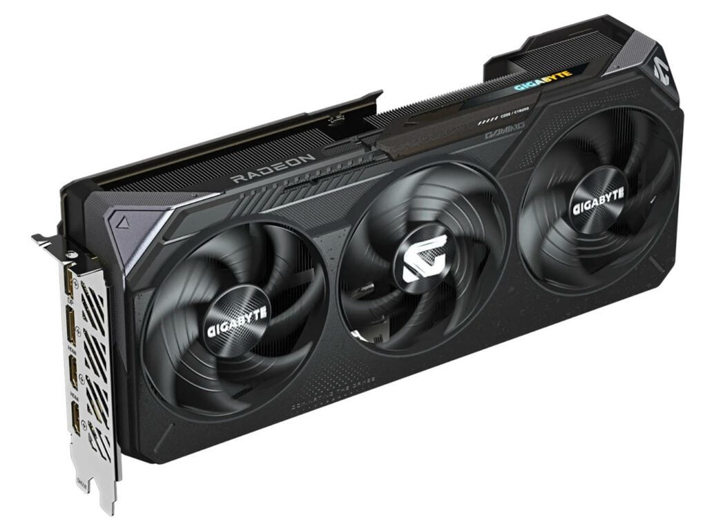 chłodzenie radeon rx 9070 xt gaming oc od gigabyte