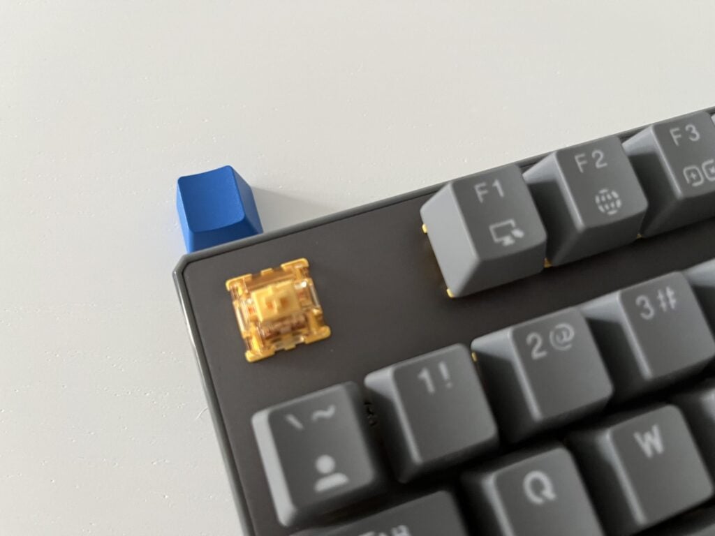 przełączniki endorfy yellow by gateron w endorfy thock v2